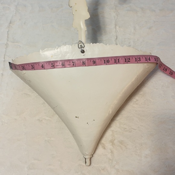 Vintage Syroco Style Victorian Parasol Umbrella MCM Wall Pocket/Planter Hanging - Picture 5 of 8